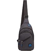 Av A Dos &Ccedil;apraz Askılı &Ccedil;anta, G&ouml;ğ&uuml;s &Ccedil;antası, Unisex Siyah Keten Kulaklık &Ccedil;ıkışlı &Ccedil;apraz Askılı Bel Omuz &Ccedil;anta G&ouml;ğ&uuml;s Bodybag