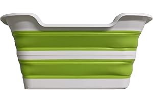 AMIKO SUMINISTROS INTEGRALES S.L. CUBO PLEGABLE MULTIUSOS RECTANGULAR VERDE 27L