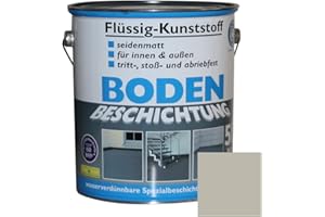 DYNAMIC24 Plastica liquida da 5 l, rivestimento per pavimenti, 50 m², rivestimento per cemento, colore del calcestruzzo