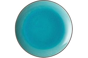 UTOPIA DEALS Utopia Soho, K90037-000000-B01006, Aqua Coupe Plate 10" (25cm) (Box of 6)