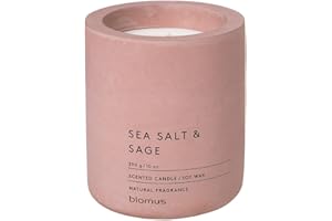 Blomus Fraga Scented Candle Sea Salt and Sage,Medium , 290gm, Pack of 1