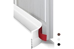 teeppo Zugluftstopper für Türen, 100cm×5cm Türdichtung Selbstklebend, Wind und Geräuschdämpfende Zugluftstopperg, Staub und Insektenabweisend Türdichtung, Geeignet für Alle Arten von Türböden