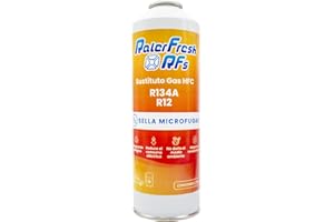 RALERTREIK Gas Refrigerante Organico para Aire Acondicionado Coche Ralerfresh RFs 230gr sustituto de los Gases R134a y R12 (Botella RFs)
