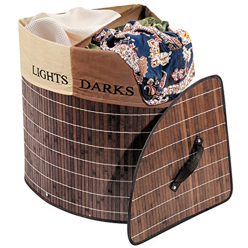 Tatkraft 4742943011854 Wäschekörbe, Bambus, braun, 35 x 35 x 50 cm - 3