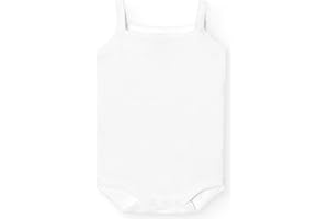 BABIDU Body per Neonato con Spalline Sottili in bambù al 100%, Body per Neonati e Prematuri, Tessuto ipoallergenico Morbido e Traspirante, Abbigliamento per Neonati e Bambine Senza Maniche Unisex