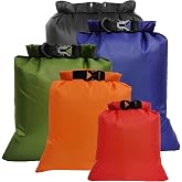 Waterproof Dry Bag, 5 Pieces Waterproof Dry Bags, 2L/3L/4L/5L/8L Lightweight Dry Bags, Waterproof Dry Bags, for Kayak Drift S