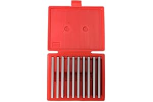 Lfhelper 10 Pairs Thin Parallel Bar Set 1/8inch Steel Block Set, High Accuracy 0.0005 Hardened Precision Machinist Tools for Leveling and Adjustment of Milling and Grinding Machines