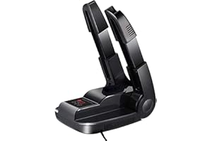 YUET Electric Boots Dryer Shoe Dryer, Glove Dryer & Boot Warmer with Heat Blower, Portable Adjustable Rack & Timer, Folding Design & Quick Drying for Shoes, Gloves, Hats, Socks, Ski Boots, Smart Panel