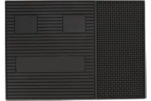 NOENNULL Friseurstation Matte für Haarstyling -Werkzeuge, Nicht -schlupfmagnetische Friseurmatte, Flexible Silikonmatte für Clippers -Salonwerkzeuge, Professioneller Salon und