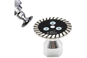 50mm glass cutting disc, M14 Angle Grinder Discs | Stone Surface Grinding, Construction Site Cutting, Narrow Space Edge Finishing, M14 Flange Compatibility, 50mm Size