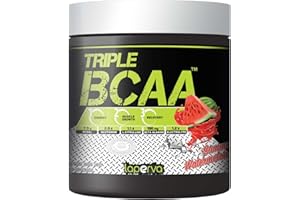 Laperva Triple BCAA Powder | Overcome Fatigue, Amplify Muscles, Increase Endurance | 7.5g BCAAs, 1.1g L-Citrulline, 190mg Beta-Alanine | Gluten-Free, Vegetarian, Fat & Carb-Free (Watermelon, 30 Serv)