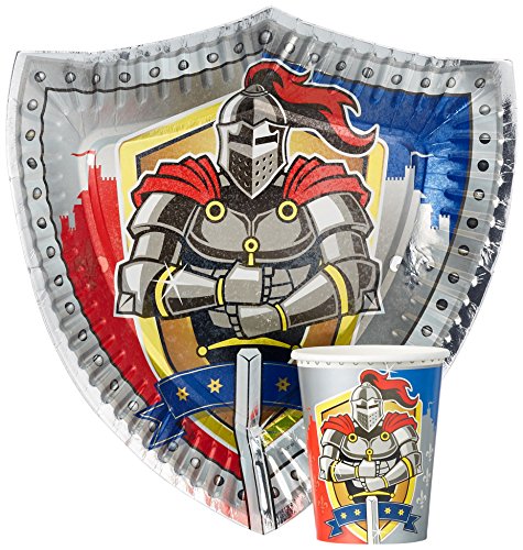Folat 00258 – Partypaket Ritter, 62 teilig - 2