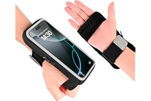Guzack Sportarmband Handy 2 IN 1 Laufen Handytasche Joggen für iPhone 16/15/14 Pro Max/Samsung S24/23/22 Ultra Armband Handgelenktasche 6,9" Handyhalterung Arm Joggen Running Joggen Zubehör