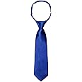 Kajeer Ties for Kids Boys Necktie Adjustable - Woven Little Boys Pre-tied for Kids Formal Wedding Graduation School Uniforms
