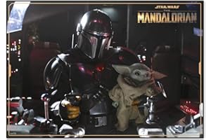 Grupo Erik - Sous-Main Bureau Star Wars, The Mandalorian, Grogu The Child | Sous-Main Bureau Enfant | Protège Bureau Enfant 34 x 49cm