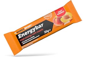 NAMEDSPORT SUPERFOOD NAMEDSPORT> EnergyBar, Barre Énergétique à base de Glucides, avec des crispies et de la purée de fruits, Idéal avant et pendant l’Activité Sportive, Brand of Italy, Boîte de 12 unités