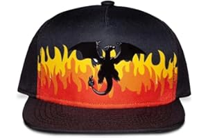 Difuzed Pokémon - Charizard czapka z daszkiem dla mężczyzn i chłopców