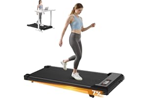 JUPGOD Walking Pad Treadmill with 7% Incline, Portable Mini Treadmills for Home 2.5HP Under Desk Jogging Walking Machine with Remote Control&LED Display for Home/Office Cardio Fitness 8KM/H