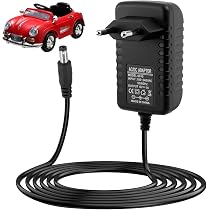 Cargador De 6V 0.8A Para Coches Eléctricos Infantiles - Compatible Con Baterías De Juguetes, Motos, SUVs Y ATV, Con Indicador LED Y Conector Barril 2.1x5.5mm