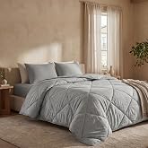 FORMEYA Anthracite Gray Soft Four Seasons Quilt Single