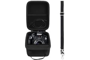 co2CREA Duro Viaggio Caso Copertina coustodia per Canon Italia EOS 4000D Fotocamera Reflex(solo scatola,Case Only)