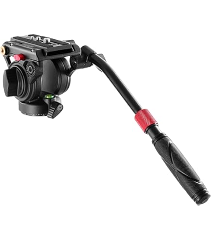 Manfrotto 128RC Testa Fluida a Base Piatta, Attacco Rapido Controbilanciamento Fisso, per Video con DSLR e Video Camere, in Alluminio, Nero Manfrotto 128RC Testa Fluida a Base Piatta, Attacco Rapido Controbilanciamento Fisso, per Video con DSLR e Video Camere, in Alluminio, Nero