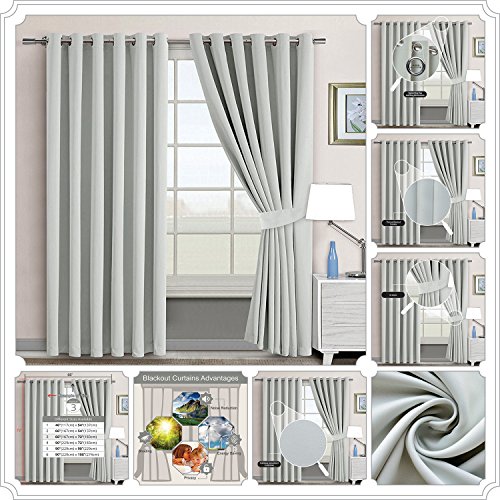 Sunrise Bedding Ring Top Thermal Blackout 90 Width X 108 Drop