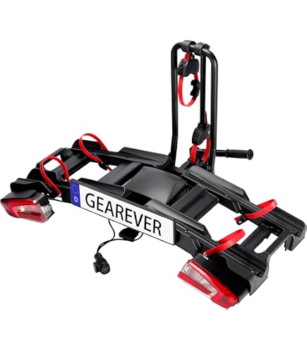Portaciclo auto posteriore per 3 biciclette