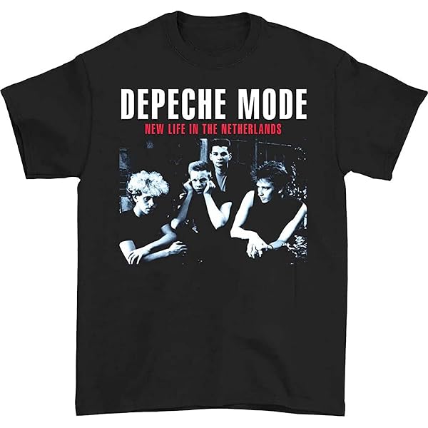 T-Shirt Depeche Mode Walking In My Shoes – Uomo, Nero, Vestibilità Regular, Merch Ufficiale - 4