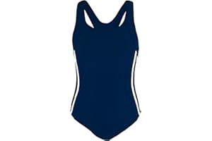 LAPHILO Costume da Bagno Intero con Volant per Bambine e Ragazze con Scollo a V e Incrocio Posteriore cod.2200