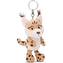 Sleutelhanger MOLANG 6cm wit - Metgezel knuffeldierhanger met sleutelring Sleutelhouder voor sleutelkoord, tas, rugzak en meer