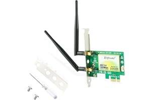 Ziyituod WLAN Karte, 1200 Mbit/s PCIE WLAN Karte mit Bluetooth 4.2 Dual Band (2,4 GHz oder 5 GHz) WiFi 5 PCI Express Netzwerkkarte Adapterf ür Desktop-PC Unterstützt Windows 11/10/8.1/8/7