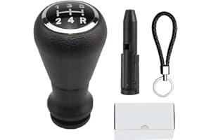 Dinjunxi Pommeau de Vitesse pour Citroen et Peugeot 206 207 Pommeaux de Leviers de Vitesse pour Peugeot 307 106 107 205 301 306 308 408 508 et C1 C2 C3 C4 Saxo Picasso Berlingo GTI Xsara Noir