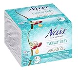 Nair - Nourish Salon Divine - Body Wax - Pro-sensitive Complex - with natural Argan Oil - Strip free - 400g