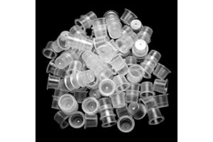 ATOMUS 300Pcs Tattoo Ink Cups Large Size Disposable Ink Cups Tattoo Pigment Caps Holder Container Supplies
