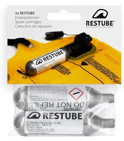 Sifflet D'Urgence Restube Ultra Puissant - 2 Tons, Étanché Et Flottant Avec Cordon - Parfait Pour Natation, Kayak, Surf, Randonnée Et Survie En Plein Air