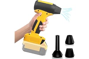 BTRUI Mini Jet Blower Turbo Fan for Dewalt 18V Battery, 4-Speed Mini Blower, Air Duster, Industrial Fan, for Cleaning, Hair Drying, Car, Camping (No Battery)