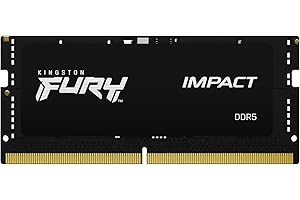Kingston FURY Impact 32GB 4800MT/s DDR5 CL38 SODIMM Memoria Gaming per Laptop Modulo Singolo - KF548S38IB-32