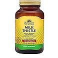 Sunshine Nutrition Milk Thistle 100 Capsules | 80% Silymarin (Silybum Marianum) | To Maintains Healthy Regular Digestion | Herbal Supplement