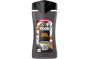 ‎AXE Axe Fine Fragrance Collection DUSCHGEL/FLUESSIGSEIFE Black Vanilla Premium Body Wash für 12 Stunden langanhaltende Frische verleiht einen spektakulären Duft unter der Dusche 225 ml