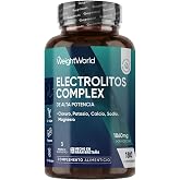 Sugar Free Keto Electrolytes 1860mg - 180 Vegan Tablets | Magnesium, Potassium, Sodium, Calcium and Chloride that Provide Min