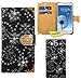 Produktbild Samsung Galaxy S3 / S3 Neo Handy Tasche, FoneExpert® Bling Luxus Diamant Hülle Wallet Case Cover Hüllen Etui Ledertasche Premium Lederhülle Schutzhülle für Samsung Galaxy S3 / S3 Neo (Schwarz)