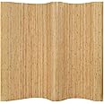 vidaXL Room Divider Bamboo 250x165cm Natural Privacy Screen Partition Blind