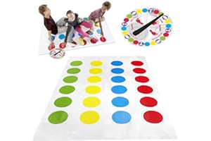 Kuxuan skates Sumajuc Twister Game For Kids Adults 18,Twister Air Game,Floor Is Lava Game For Kids,Floor Mat Game With Spinner,Funny Balance Games Pad,Team Games,Puzzle Games For Team, Family, Party