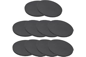 PATIKIL 10 Stück Gummi Unterlegscheiben,Durchmesser 100mm Hoch 6mm Gummidichtung Rund, Schalldämpfung Gummiringe Flachdichtung für KFZ-Bereich, Motorradmontage