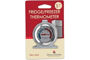 Grunwerg TMO-52FS Termometro, Acciaio Inossidabile