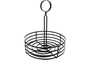 GARCÍA DE POU Cesto Condimento Ø 20X25 Cm Ferro Nero - 1 Unità