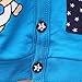 Zhuannian Kids Designer Baby Boy's Star Print V Neck Cardigan (18-24months, Blue)