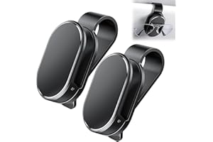 Tbintul Uchwyt na okulary do samochodu, minimalistyczny klips na okulary, uniwersalny uchwyt na okulary, uniwersalne akcesoria do wnętrza samochodu, do większości okularów i okularów