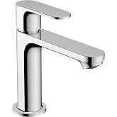 hansgrohe Rebris S &ndash; Washbasin Tap without Drain, CoolStart Single Lever Basin Tap 109 mm, Single-Lever Mixer Max. 5 L/min (E